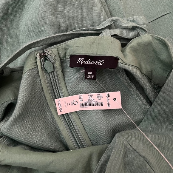 Madewell | Tie-Back Cami Midi Dress - Picture 4 of 8